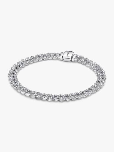 Pandora Timeless Pavé Küba Zincirli Bileklik