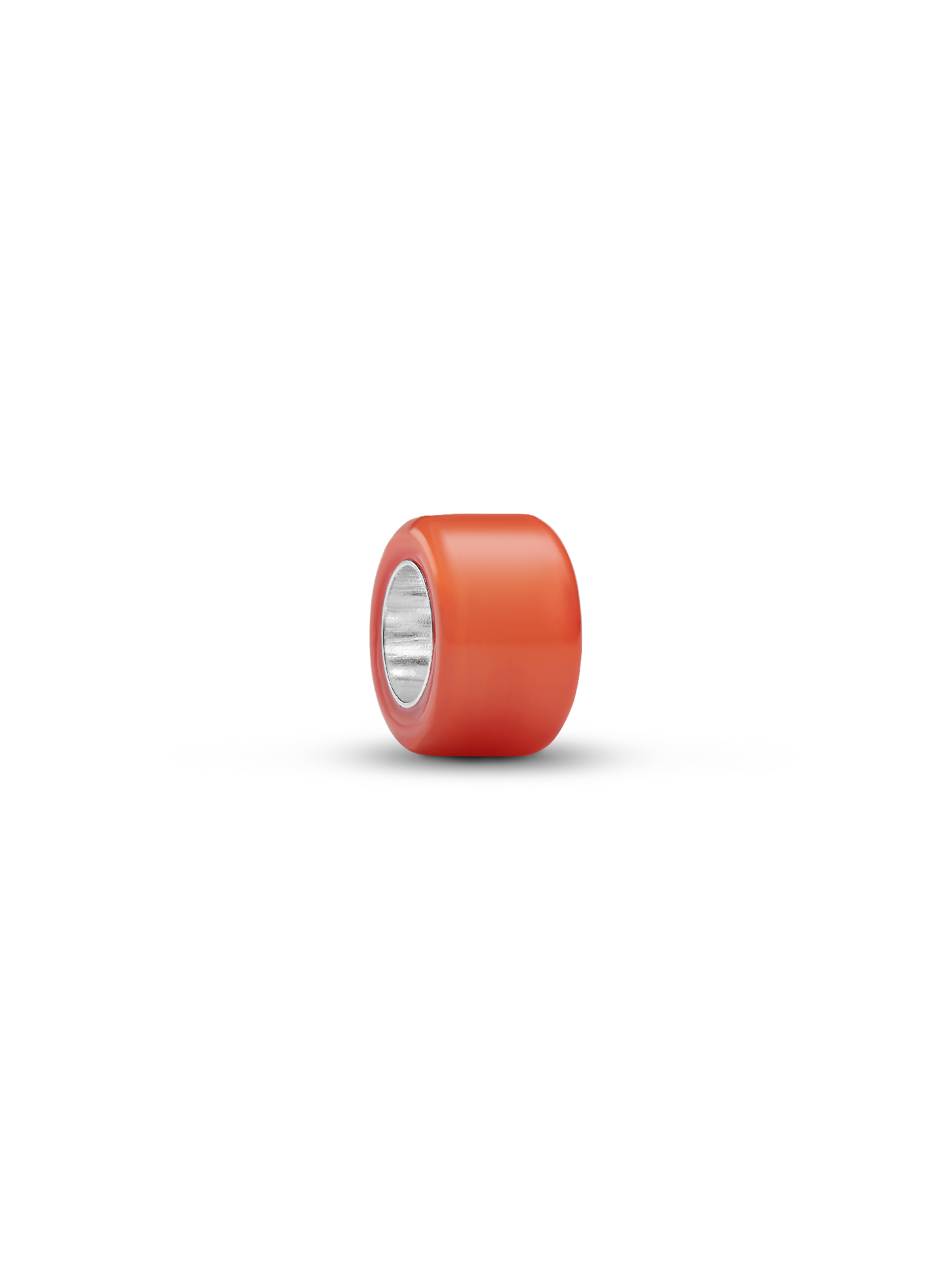 Turuncu Murano Camı Mini Charm