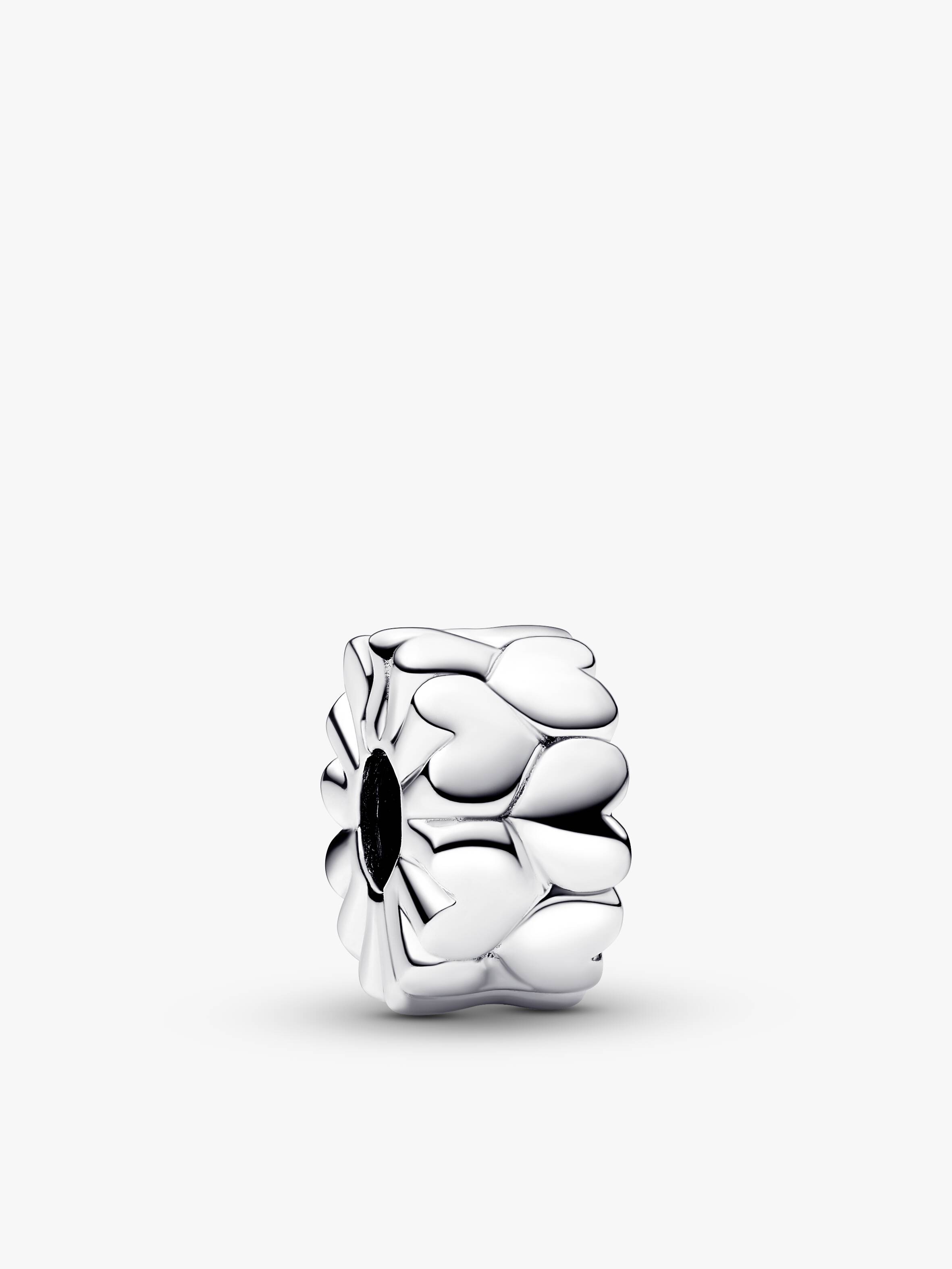 Kalp Desenli Klips Charm