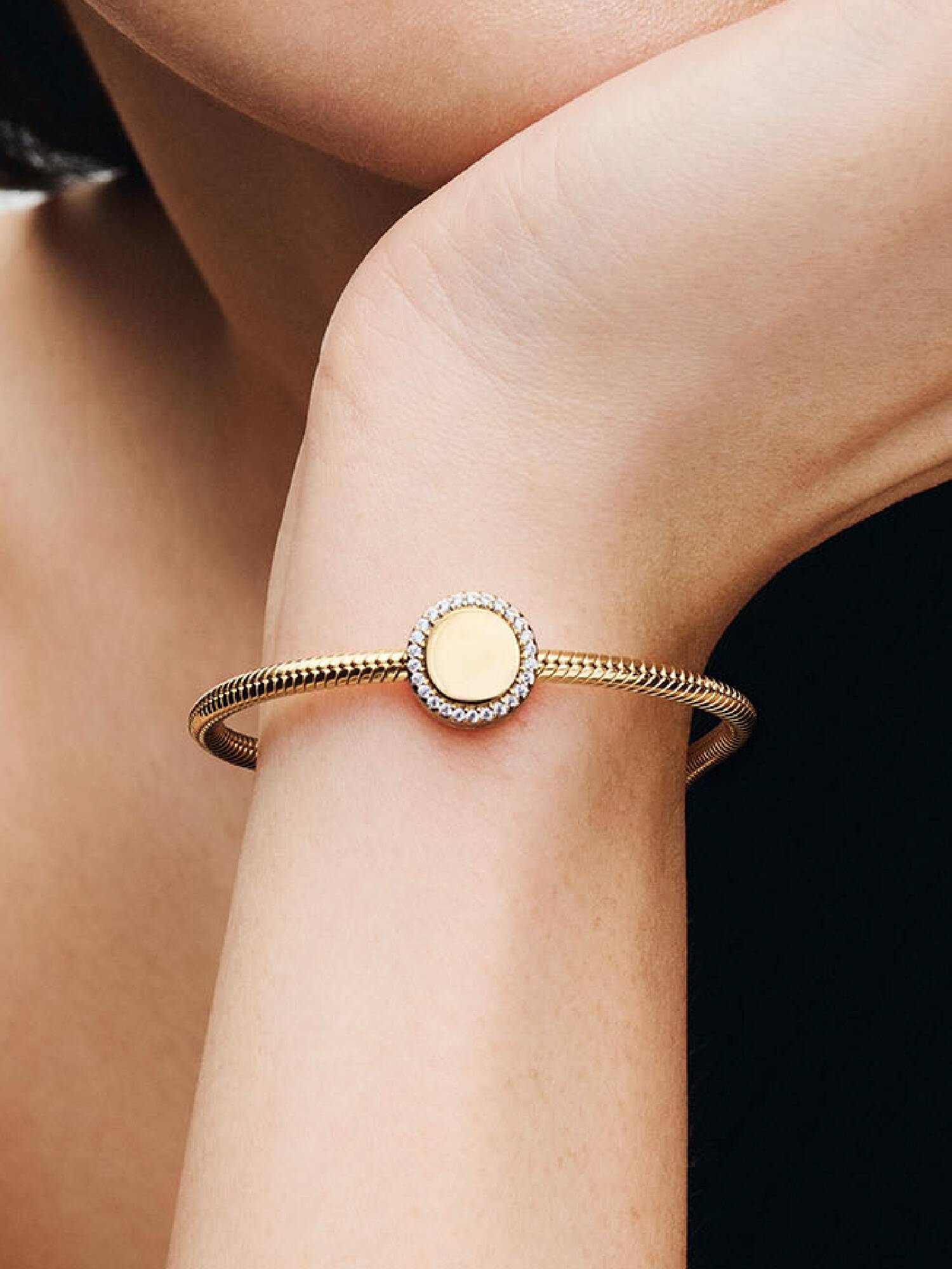 Yazı İşlenebilir Işıltılı Pandora Moments Charm