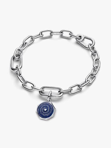 Pandora ME Galaksi Kalp Madalyon Charm