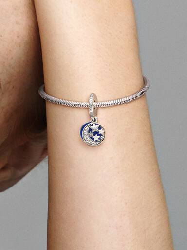 Vintage Gökyüzü Sallantılı Charm
