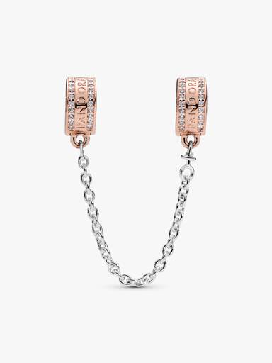 Pandora Logolu Güvenlik Zinciri Klips Charm