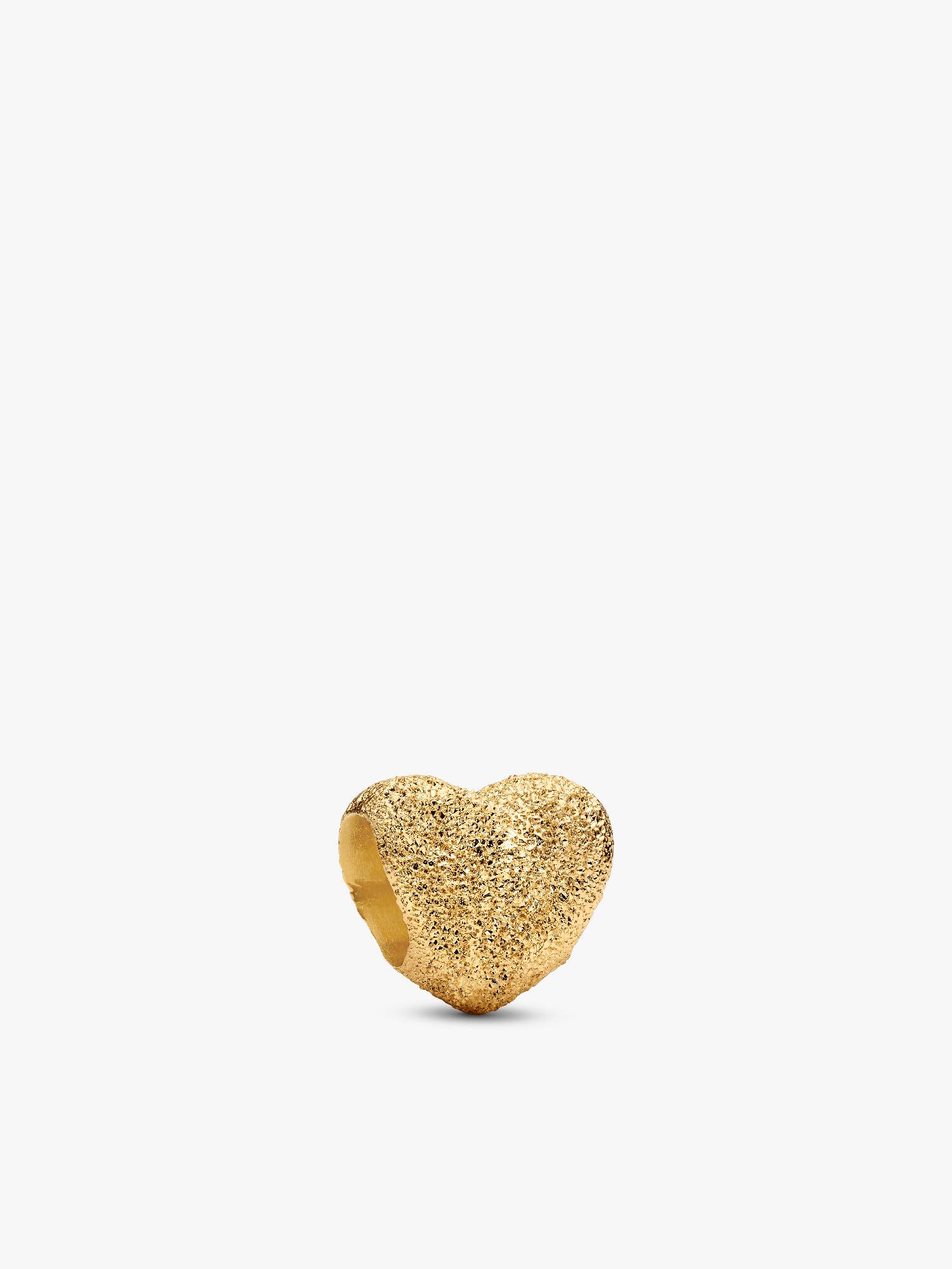 Dokulu Kalp Mini Charm